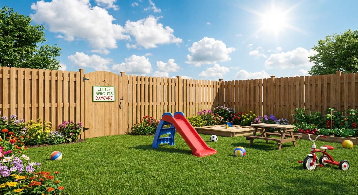 Children playing outside